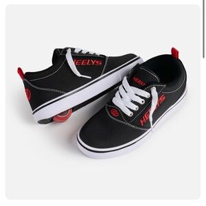 Heelys Black and Red Sneakers with Wheels